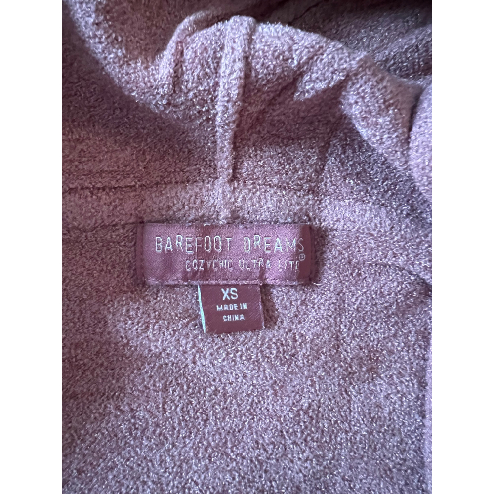 Women's Barefoot Dreams Pink CozyChic Ultra Lite Cardigan XS - Picture 5 of 5